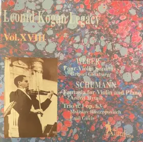 Couverture du produit · Four Violin Sonatas / Fantasia For Violin And Piano  Trio N°1 Op.63