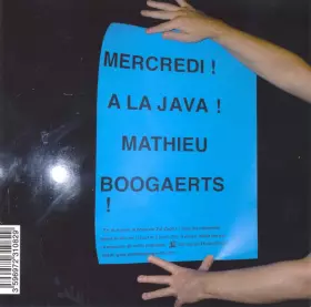 Couverture du produit · Mercredi ! A La Java ! Mathieu Boogaerts !
