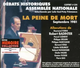 Couverture du produit · La Peine de Mort Septembre 1981-Débats Historiques Assemblee Nationale