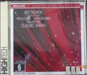 Couverture du produit · Beethoven Klaviersonaten Pathetique Appassionata Waldstein. Claudio Arrau. Philips.
