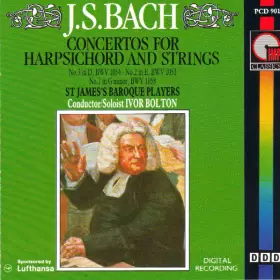 Couverture du produit · Concertos For Harpsichord And Strings No. 3,2,7