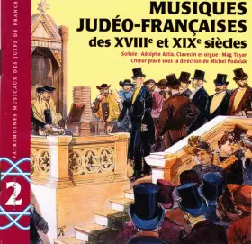 Couverture du produit · Musiques Judéo-Françaises Des XVIIIe Et XIXe Siècles