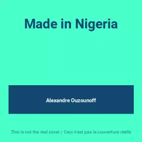 Couverture du produit · Made in Nigeria
