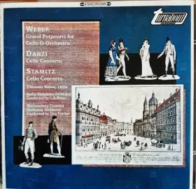 Couverture du produit · Weber: Grand Potpourri For Cello & Orchestra, Danzi: Cello Concerto , Stamitz: Cello Concerto