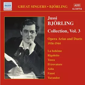 Couverture du produit · Edition Björling/Vol.3 [Import]