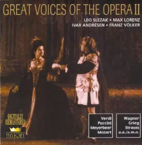 Couverture du produit · Great Voices Of The Opera II: Slezak, Lorenz, Andresen & Volker