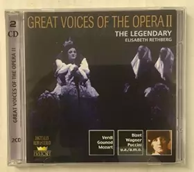Couverture du produit · Great Voices of the Opera THE LEGENDARY Elisabeth Rethberg