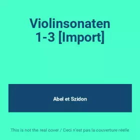 Couverture du produit · Violinsonaten 1-3 [Import]