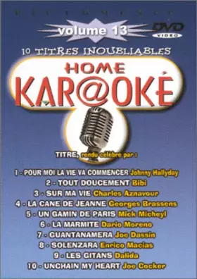 Couverture du produit · Home Kar@oké : 10 titres inoubliables - Vol.13