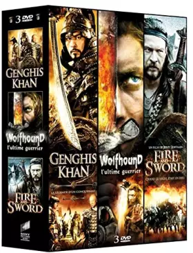 Couverture du produit · 3 Films épiques-Vol. 2 : Genghis Khan + Wolfhound + Fire and Sword