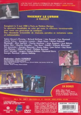 Couverture du produit · Thierry Le Luron : Au Théâtre Marigny (1980)