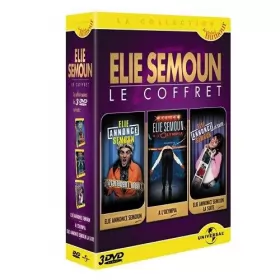 Couverture du produit · Coffret Elie Semoun 3 DVD : Elie Annonce Semoun / la suite/ A l'Olympia