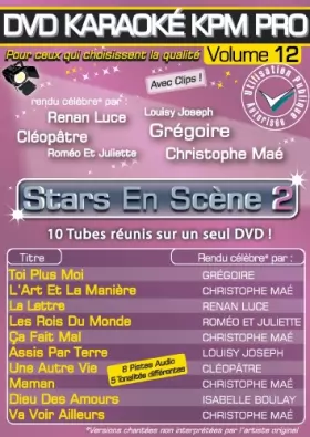 Couverture du produit · DVD Karaoké KPM Pro Vol.12 "Stars En Scène 2"