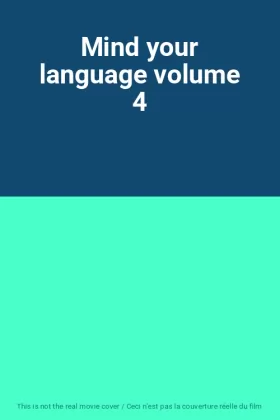 Couverture du produit · Mind your language volume 4