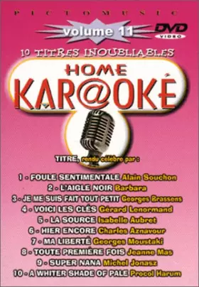 Couverture du produit · Home Kar@oké : 10 titres inoubliables - Vol.11