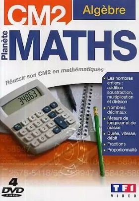 Couverture du produit · Planète Maths CM2 : Algèbre - Coffret 4 DVD
