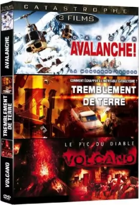 Couverture du produit · Catastrophe-Coffret 3 Films : Danger Avalanche + Tremblement de Terre + Volcano-Le pic du Diable