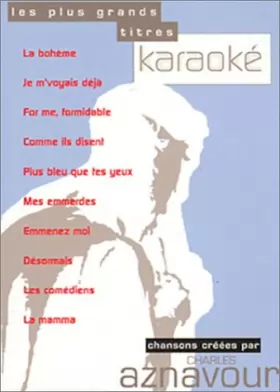 Couverture du produit · Karaoké Mono Artiste : Charles Aznavour