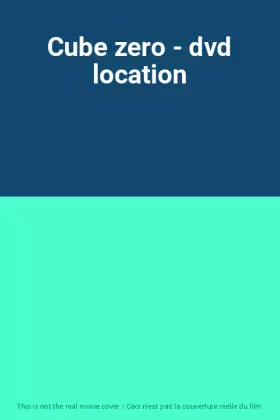 Couverture du produit · Cube zero - dvd location