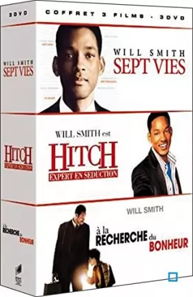 Couverture du produit · Will Smith : Sept vies / Hitch, expert en séduction / A la recherche du bonheur - coffret 3 DVD