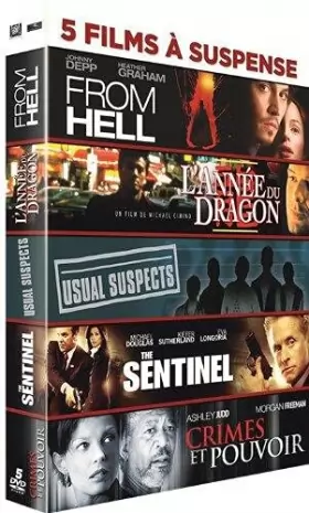 Couverture du produit · 5 Films à Suspense : from Hell + L'année du Dragon + Usual Suspects + The Sentinel + Crimes et Pouvoir