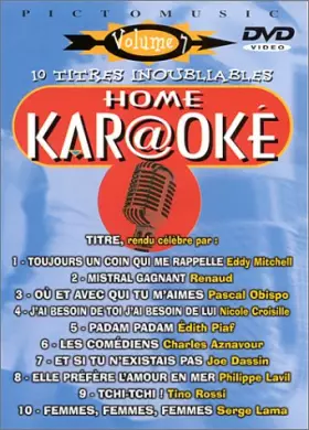 Couverture du produit · Home Kar@oké : 10 titres inoubliables - Vol.7