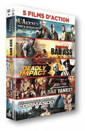 Couverture du produit · 5 Films d'action : L'agence Tous Risques Ass + Deadly Impact + Bad Yankee + Commando