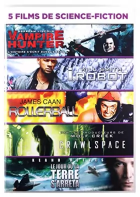 Couverture du produit · 5 Films de Science Fiction : Abraham Lincoln, Vampire Hunter + I, Robot + Rollerball + Crawlspace + Le Jour où la Terre s'arret