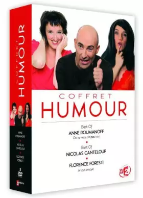 Couverture du produit · Coffret Humour-Anne Roumanoff/Nicolas Canteloup/Florence Foresti