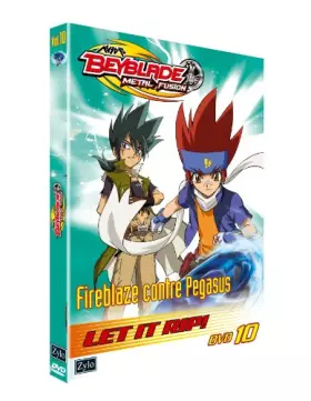 Couverture du produit · Beyblade Metal Fusion-Vol. 10 : Fireblaze Contre Pegasus