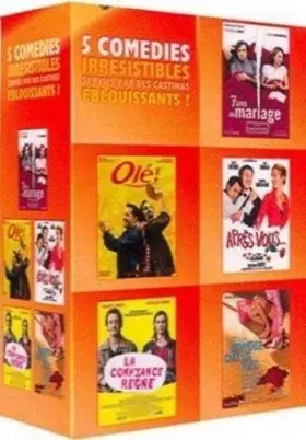 Couverture du produit · Coffret 5 comédies irrésistibles : 7 Ans de Mariage + Olé + Après Vous + La Confiance règne + Bienvenue chez Les Rozes
