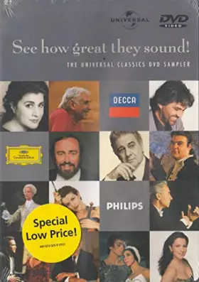 Couverture du produit · See How Great They Sound - The Universal Classics DVD Sampler [Import USA Zone 1]