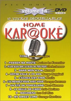 Couverture du produit · Home Kar@oké : 10 titres inoubliables - Vol.14