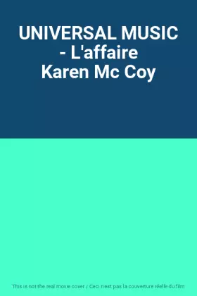 Couverture du produit · UNIVERSAL MUSIC - L'affaire Karen Mc Coy