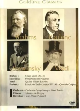 Couverture du produit · Brahms : chant sacré op. 30 / Stravinsky: symphonie de psaumes / Verdi : 4 pieces sacrees / poulenc : extrait de stabat