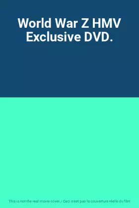 Couverture du produit · World War Z HMV Exclusive DVD.