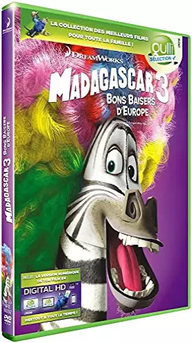 Couverture du produit · Madagascar 3 : Bons Baisers d'europe [DVD + Digital HD]