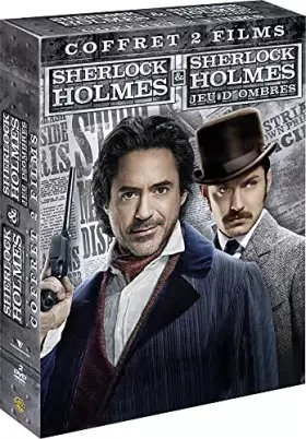 Couverture du produit · Sherlock Holmes + Sherlock Holmes 2 : Jeu D'ombres - Coffret DVD
