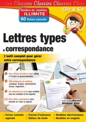 Couverture du produit · Lettres types et correspondance - Edition 2007