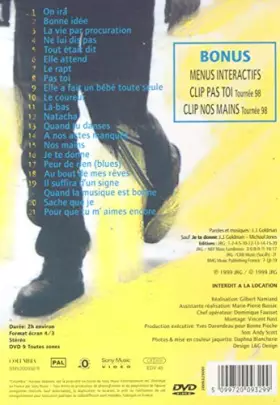 Couverture du produit · Jean-Jacques Goldman : Tournée en passant 1998