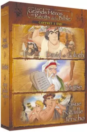 Couverture du produit · Les Grands heros et recits de la Bible, David et Goliath - Moïse - Josue et la Bataille de Jericho - Coffret 3 DVD