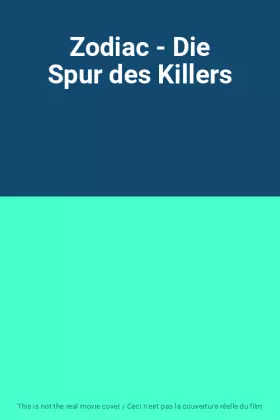 Couverture du produit · Zodiac - Die Spur des Killers