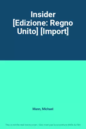 Couverture du produit · Insider [Edizione: Regno Unito] [Import]