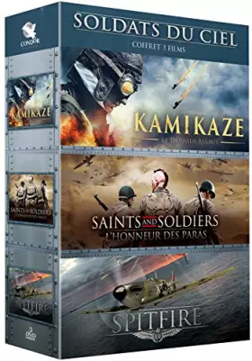 Couverture du produit · Coffrets Soldats du Ciel 3 Films : Kamikaze, Le dernier assaut Spitfire Saints and Soldiers 2, l'honneur des Paras