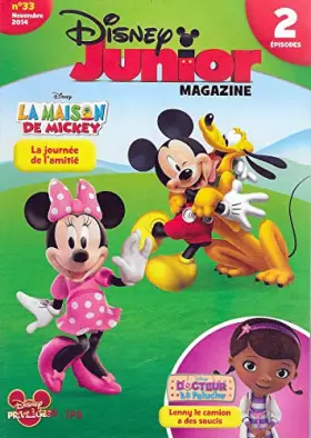 Couverture du produit · DISNEY JUNIOR n°33 - 2 épisodes de tes héros préférés / Sans le magazine