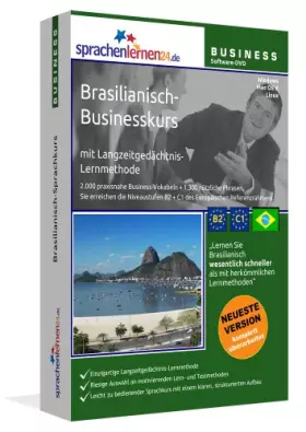 Couverture du produit · Brasilianisch-Businesskurs mit Langzeitgedächtnis-Lernmethode von Sprachenlernen24.de: Lernstufen B2+C1. Businessbrasilianisch 