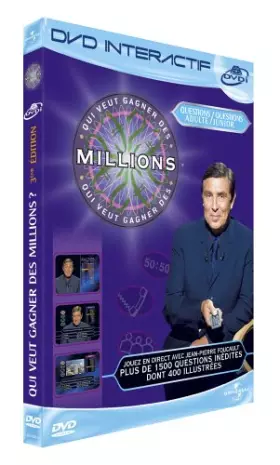 Couverture du produit · Qui Veut Gagner des Millions-Le DVD-3ème (Edition familiale illustrée) [DVD Interactif]