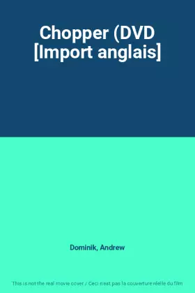 Couverture du produit · Chopper (DVD [Import anglais]