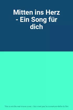Couverture du produit · Mitten ins Herz - Ein Song für dich
