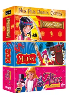 Couverture du produit · Coffret tri Pack, vol. 1 : Pocahontas Mulan Alice au Pays des Merveilles